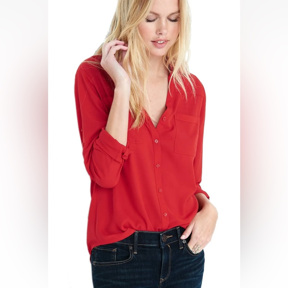 Express Red Shirt Size Medium